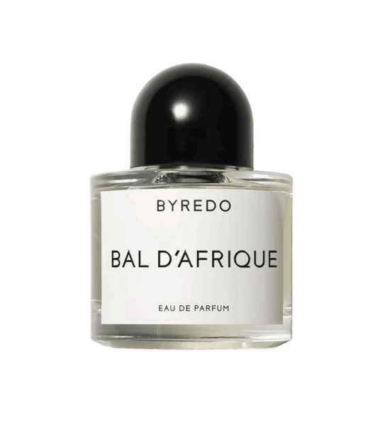 Byredo Bal d'Afrique eau de parfum bottle on a white background