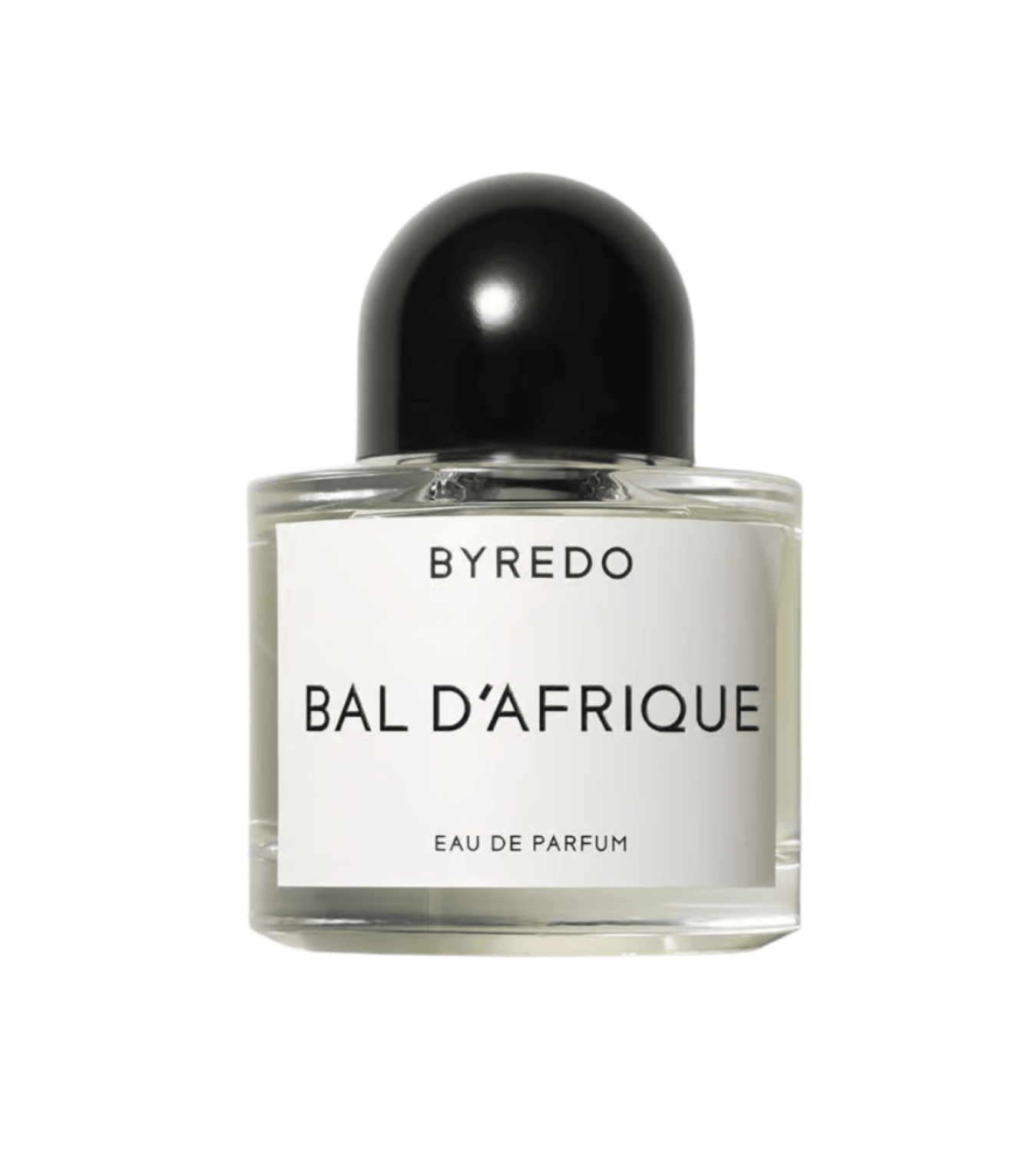 Byredo Bal d'Afrique eau de parfum bottle on a white background