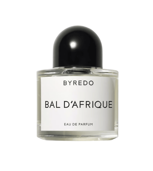 Byredo Bal d'Afrique eau de parfum bottle on a white background