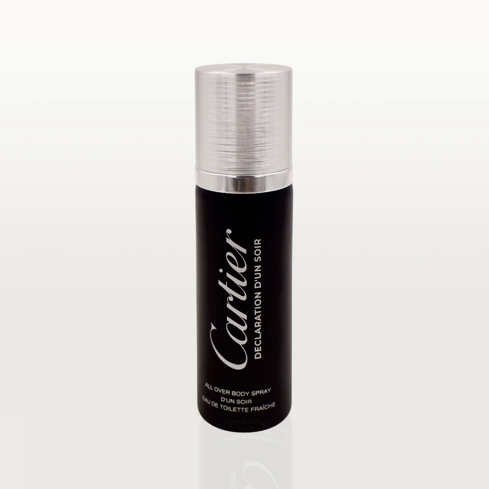 Cartier Declaration D'un Soir all overbody spray bottle on a white background