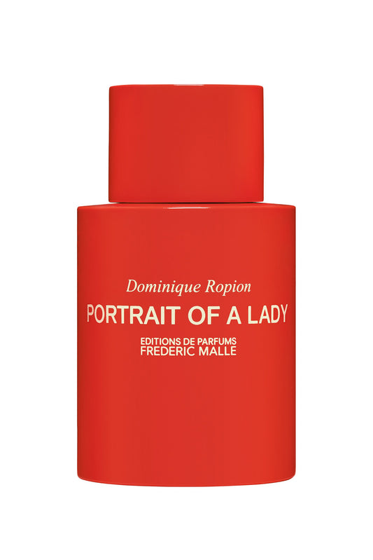 Frédéric Malle Portrait of a Lady 15th Anniversary Edition 100ml – limited-edition red lacquer collector’s bottle celebrating 15 years of the iconic niche fragrance.